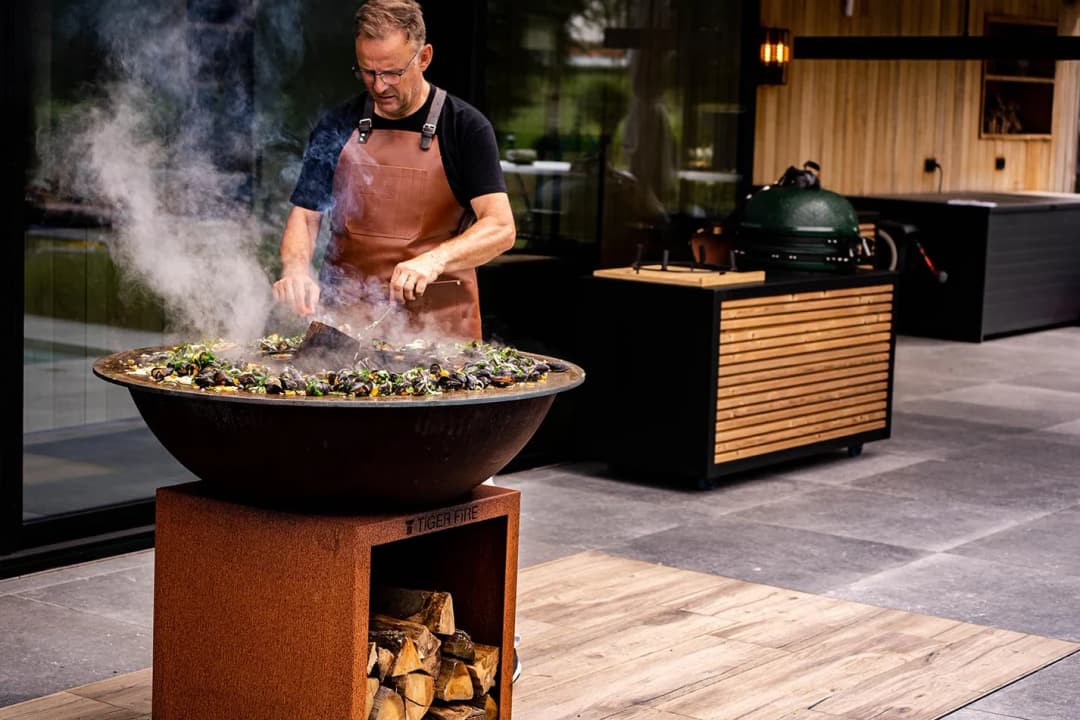 Lederschürze - Tiger Fire Plancha BBQ