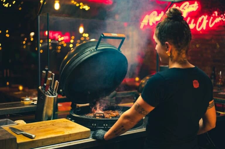 Gezien bij BBQ-restaurant The Roast Club