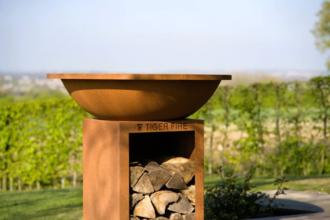 Cover Corten - Tiger Fire Plancha BBQ 112