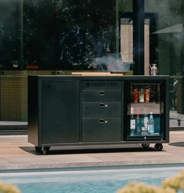 Pro Cooler Table - Tiger Fire Plancha BBQ
