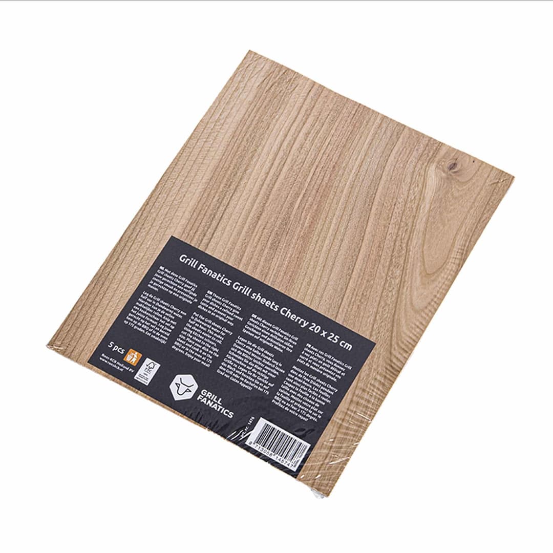 BBQ Smoking Wood Sheets Cherry - Grill Fanatics