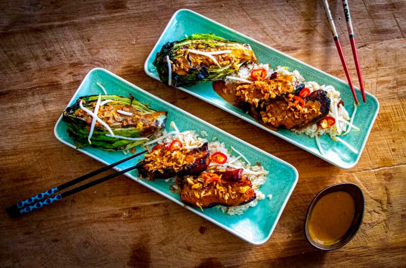 Iberico Bauchspeck Sate Asian Style