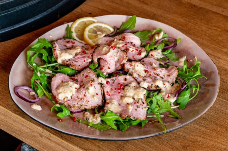 Vitello Tonnato auf dem Grill Bill Kamado BBQ
