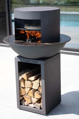 Pizza Oven Corten - TIGER FIRE Plancha BBQ 88-112