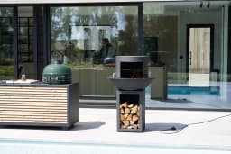 Pizza Oven Corten - TIGER FIRE Plancha BBQ 88-112