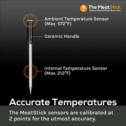 Kabelloses Thermometer - The Meatstick X Set - Schwarz