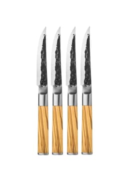 Olive Forged - 4-teiliges Steakmesser-Set