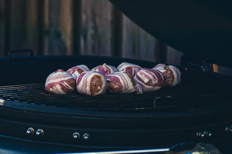 Moink Balls on the Kamado BBQ