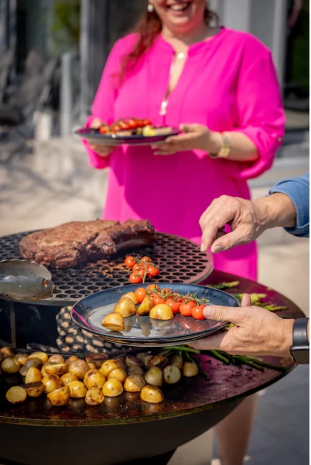 Plancha BBQ, 70 Classic Corten Staal - Tiger Fire