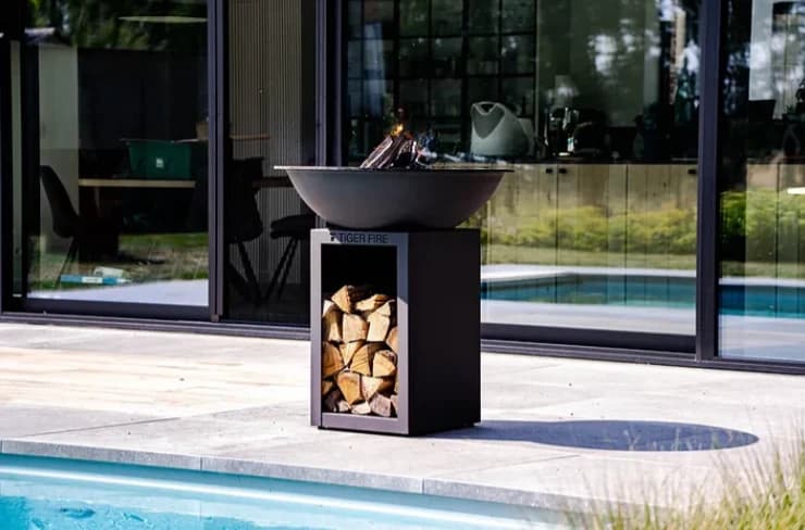 Plancha BBQ, 88 Classic Storage Black X-Flow - Tiger Fire