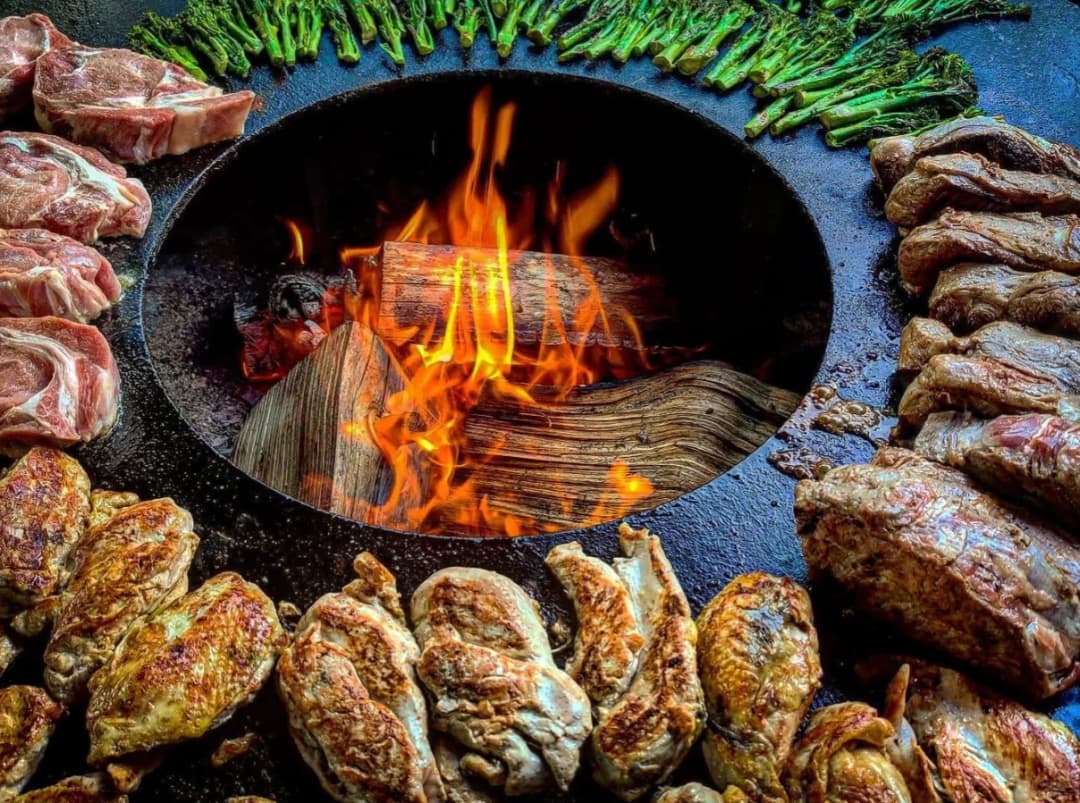 Plancha BBQ, 70 Classic Corten Staal - Tiger Fire