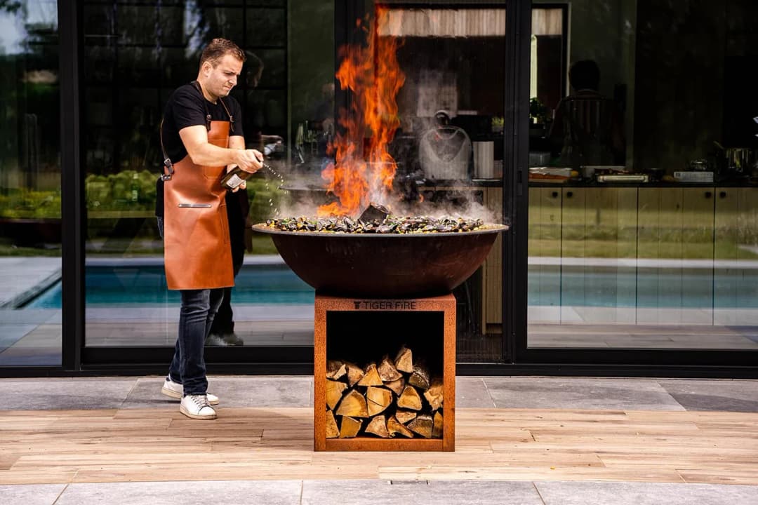 Corten Steel Plancha BBQ
