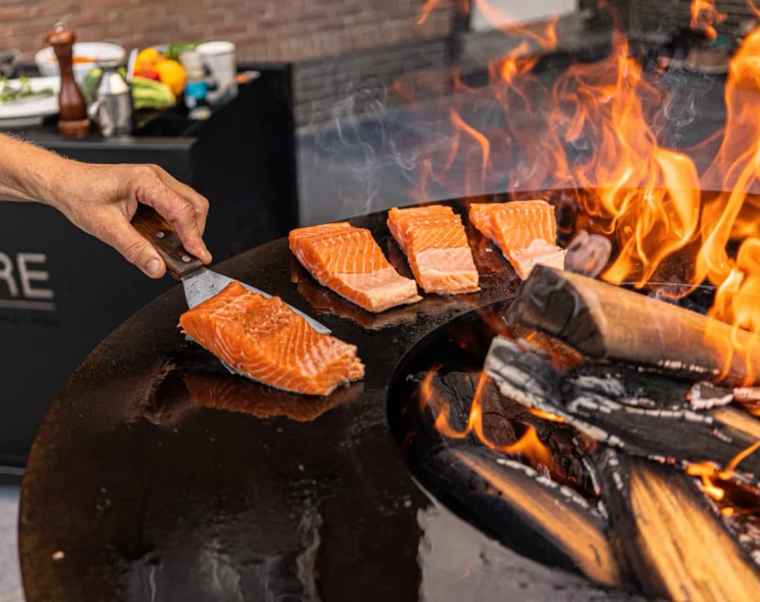 Plancha BBQ, 112 Classic Storage Corten Staal - Tiger Fire