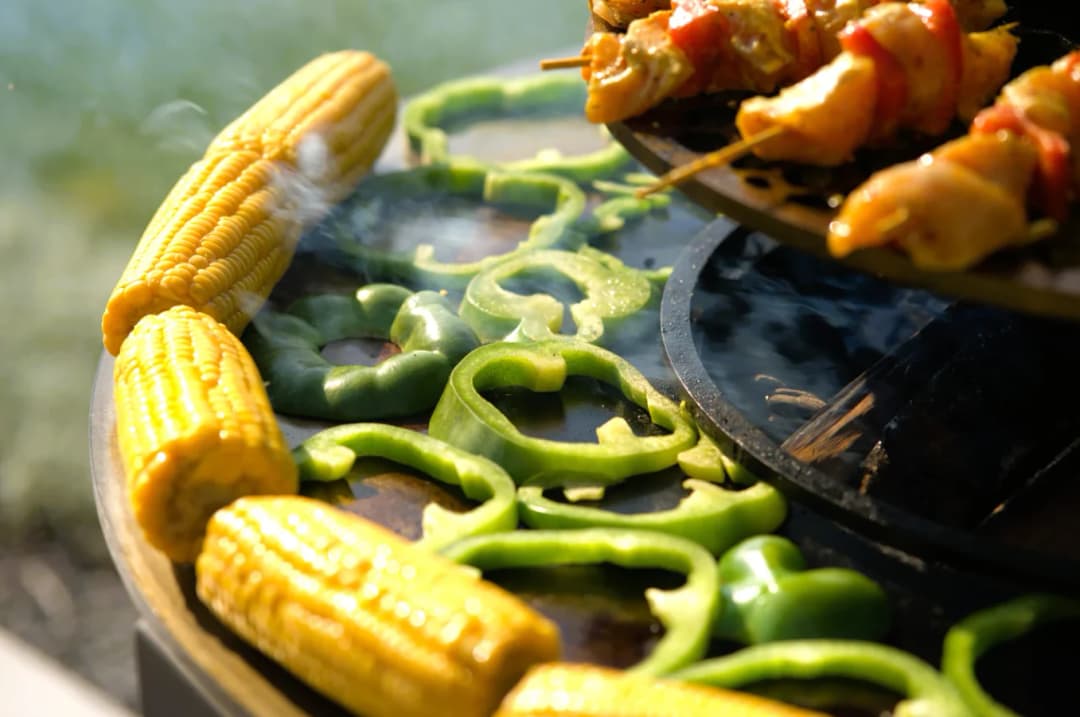 Plancha BBQ, 70 Classic Corten Staal - Tiger Fire