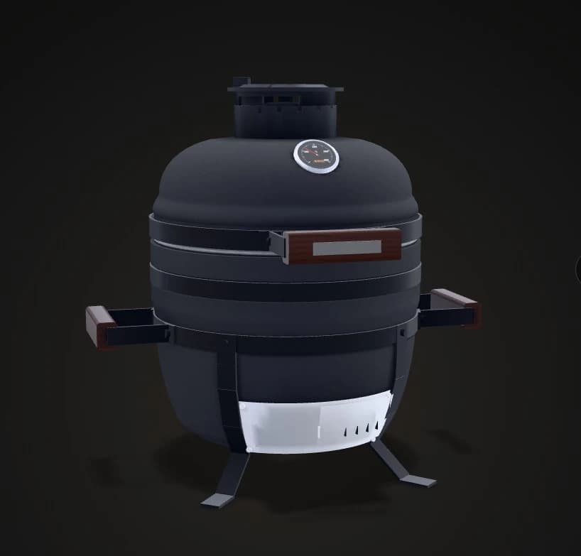Medium Kamado BBQ 16", Grill Bill Pro III