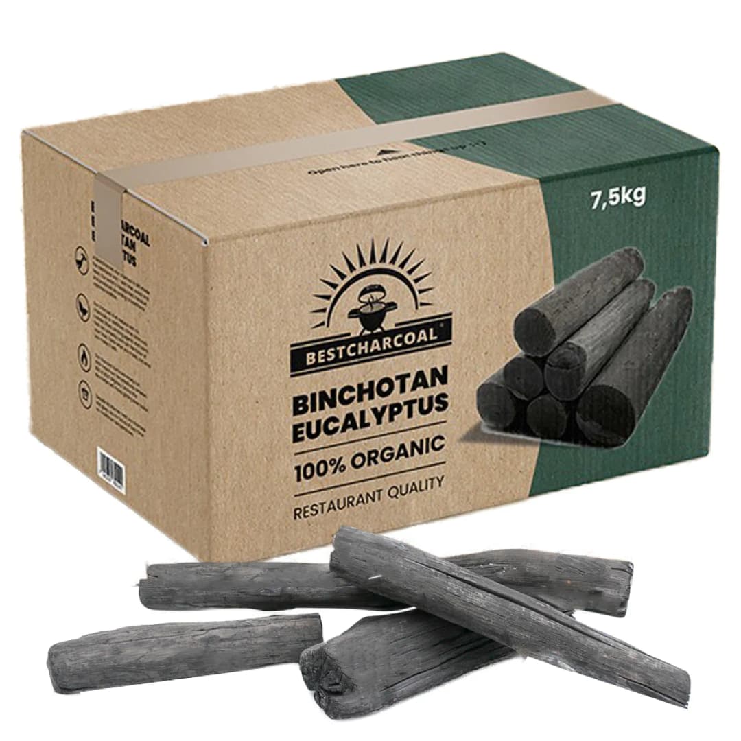 Binchotan Charcoal, 7.5kg, Eucalyptus, Bestcharcoal