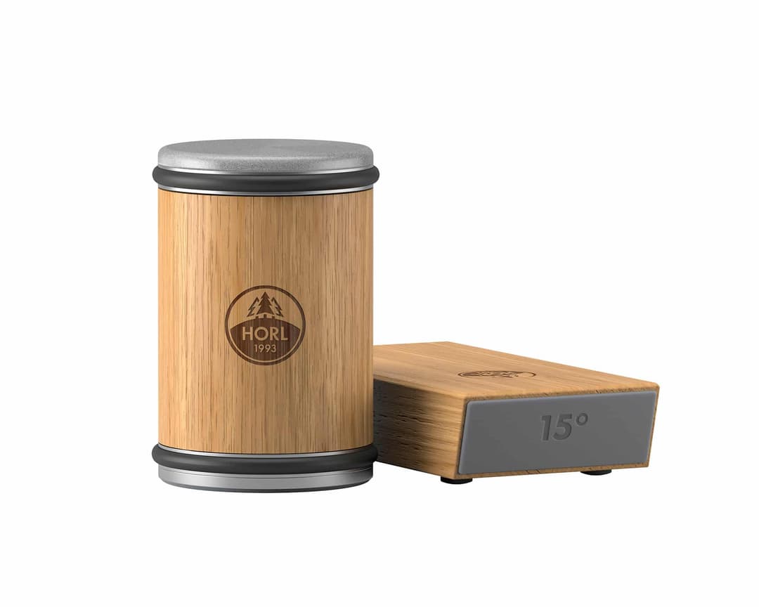 HORL 2 Knife Sharpener Oak Wood, HO2E-SET