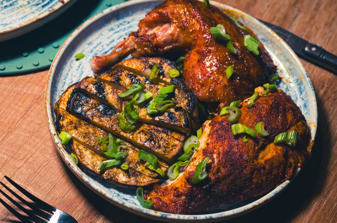 Roasted Chicken with the Rotisserie