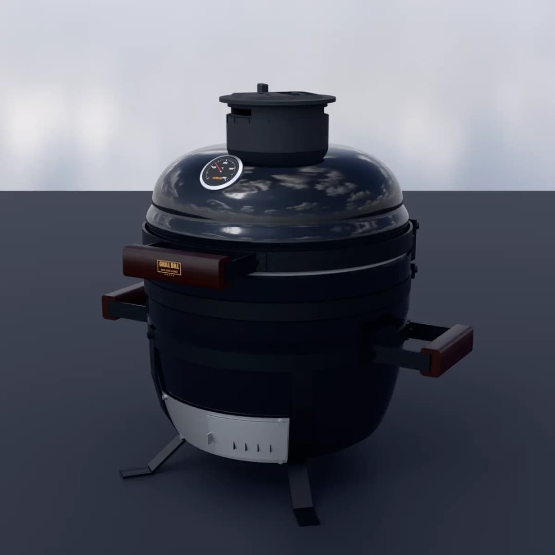 Medium Kamado BBQ 16 Zoll, Grill Bill Classic