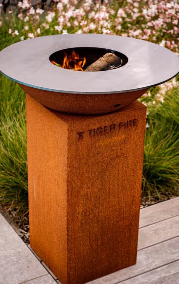 Plancha BBQ, 70 Classic Corten Staal - Tiger Fire