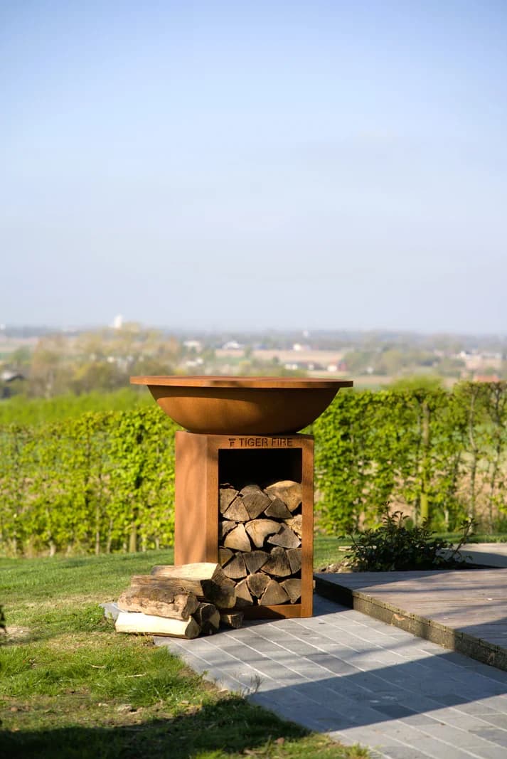 Abdeckhaube Corten - Tiger Fire Plancha BBQ 70