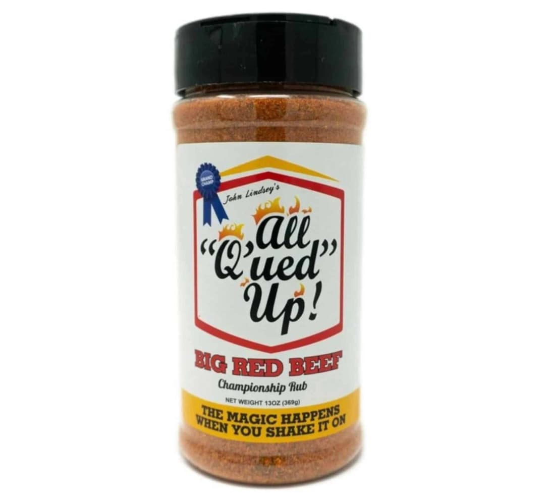 All Q'ued up! - Big Red Beef - 369gr