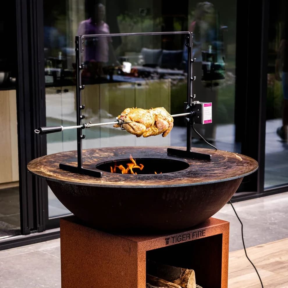 Pro Rotisserie Kit - TIGER FIRE Plancha BBQ 88-112