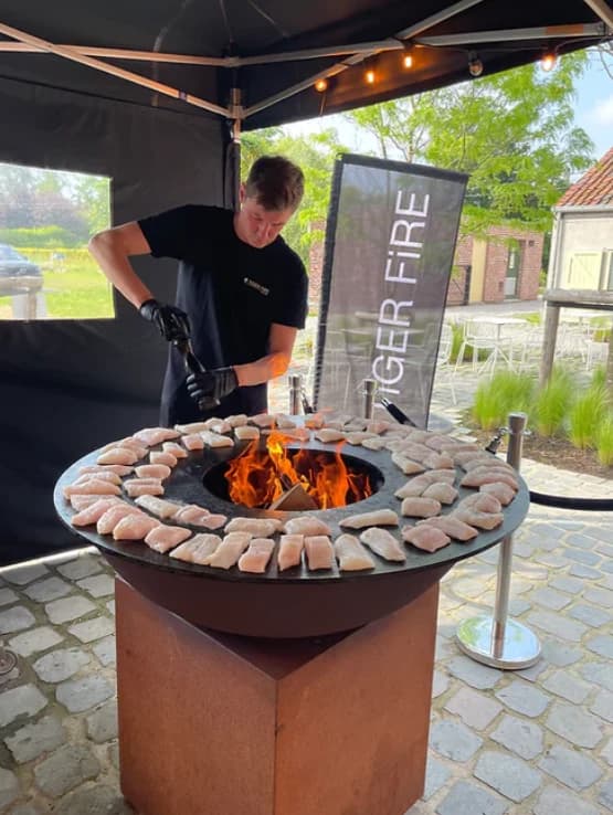 Plancha BBQ, 112 Classic Corten Staal - Tiger Fire