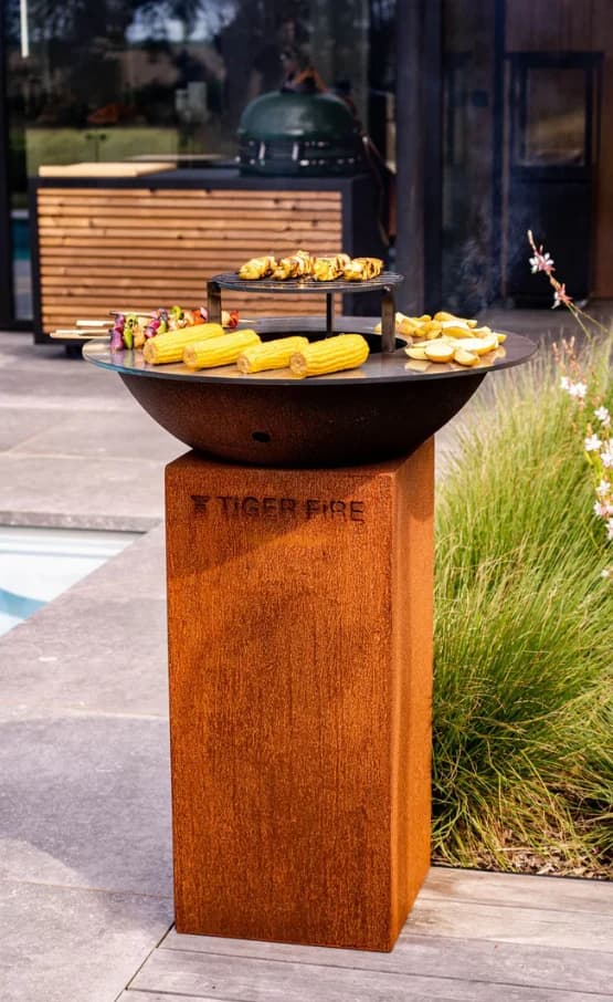 Plancha BBQ, 70 Classic Corten Staal - Tiger Fire