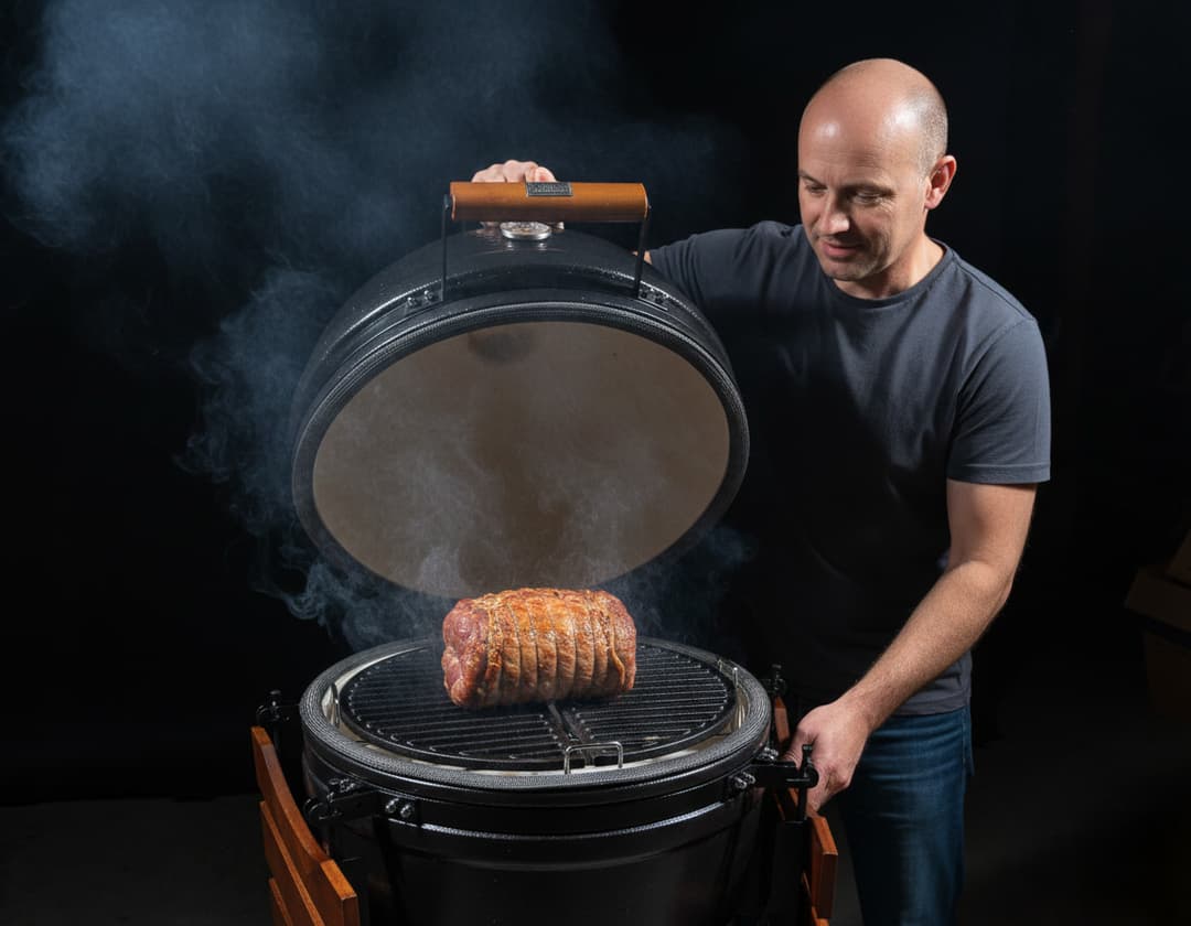 Rösten auf dem Kamado BBQ