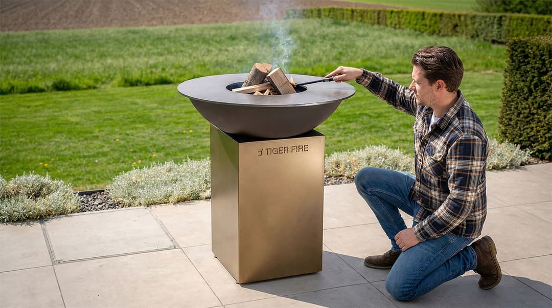 Wie zünde ich einen Plancha BBQ an?
