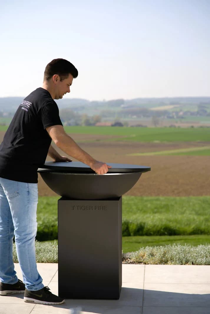 Cover Zwart - Tiger Fire Plancha BBQ 70