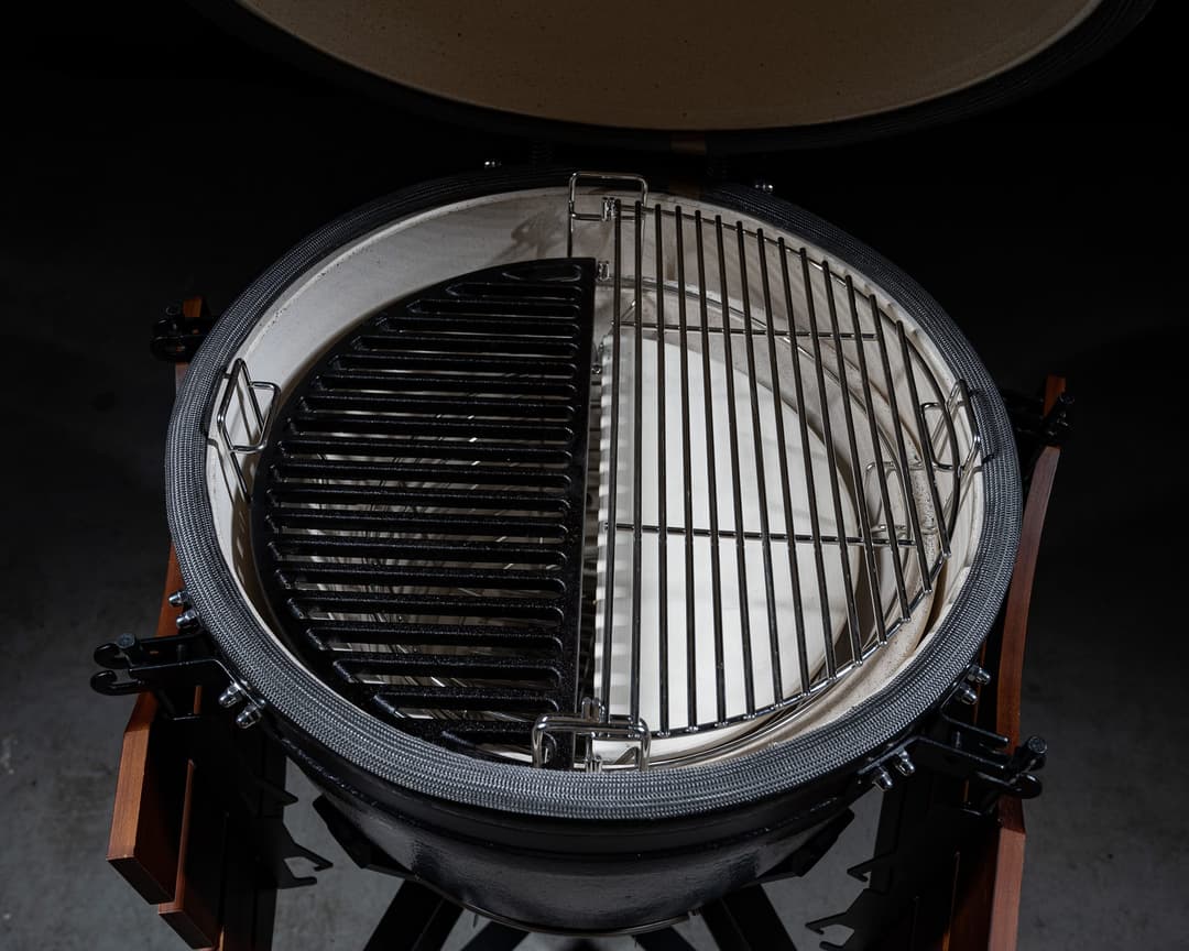 Large Kamado BBQ 21" Solo, Grill Bill Pro III
