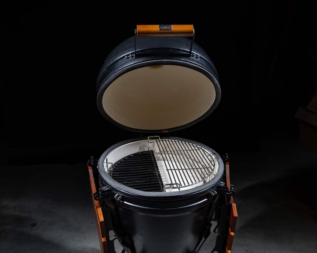 Large Kamado BBQ 21", Grill Bill Pro II - Solo