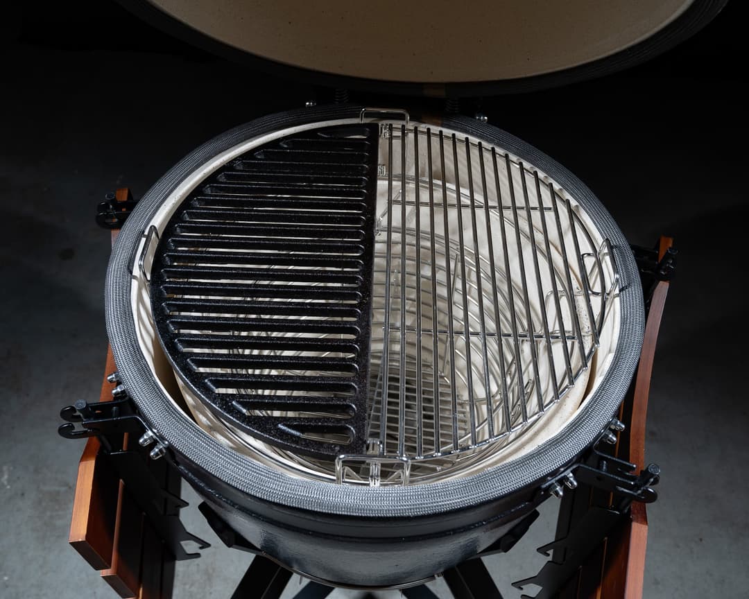 Large Kamado BBQ 21", Grill Bill Pro II - Solo