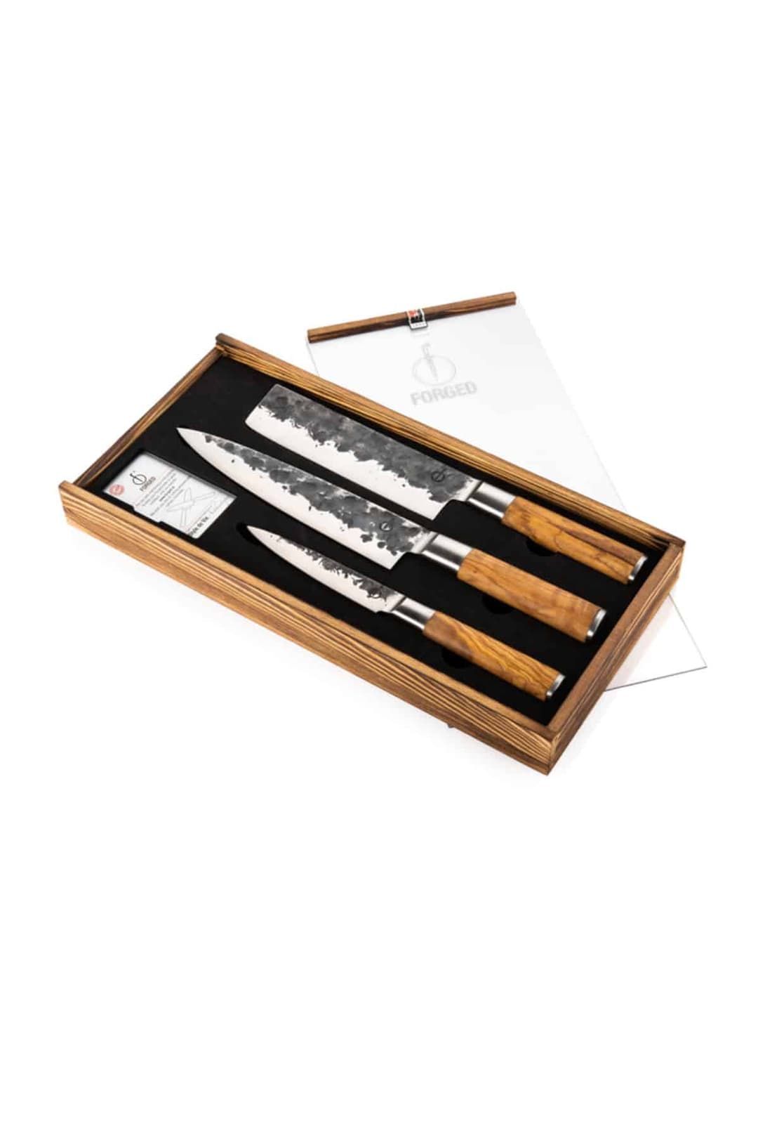 Olive Forged - 3-teiliges Küchenmesser-Set