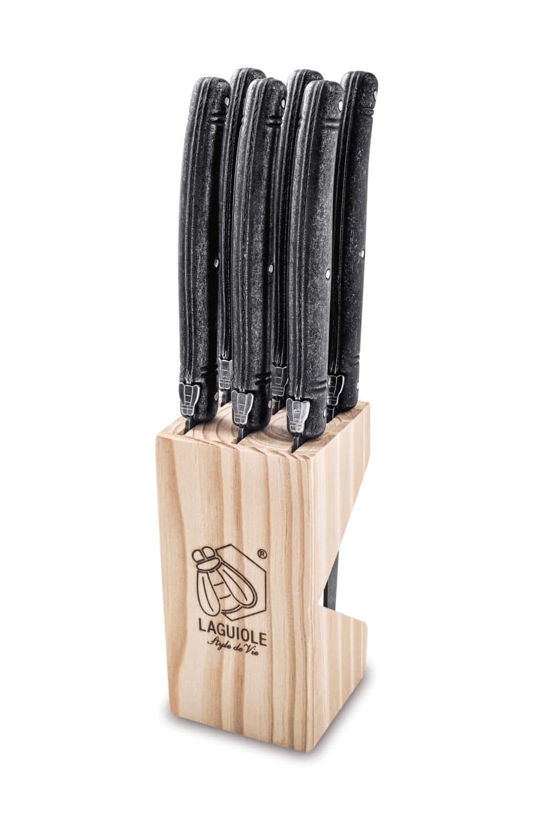 Premium Line Steakmesser - Black Stonewash