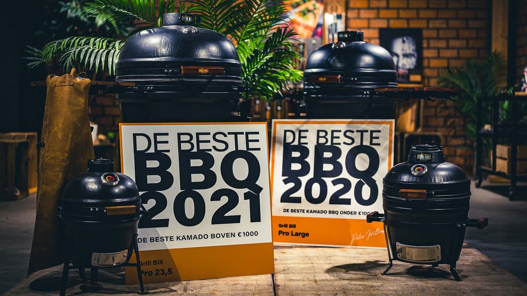 Medium Kamado BBQ 16", Grill Bill Pro III