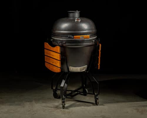 Extra Large kamado bbq - 23inch Grill Bill Pro 2 schuin