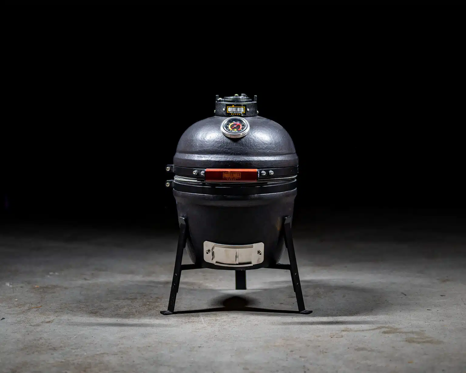 small kamado 13 inch - grill bill pro voorkant