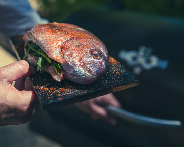 dorade van de bbq