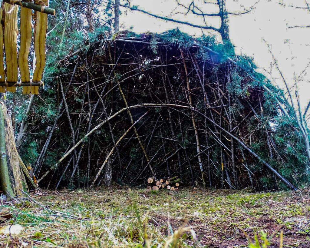 zelf shelter maken workshop