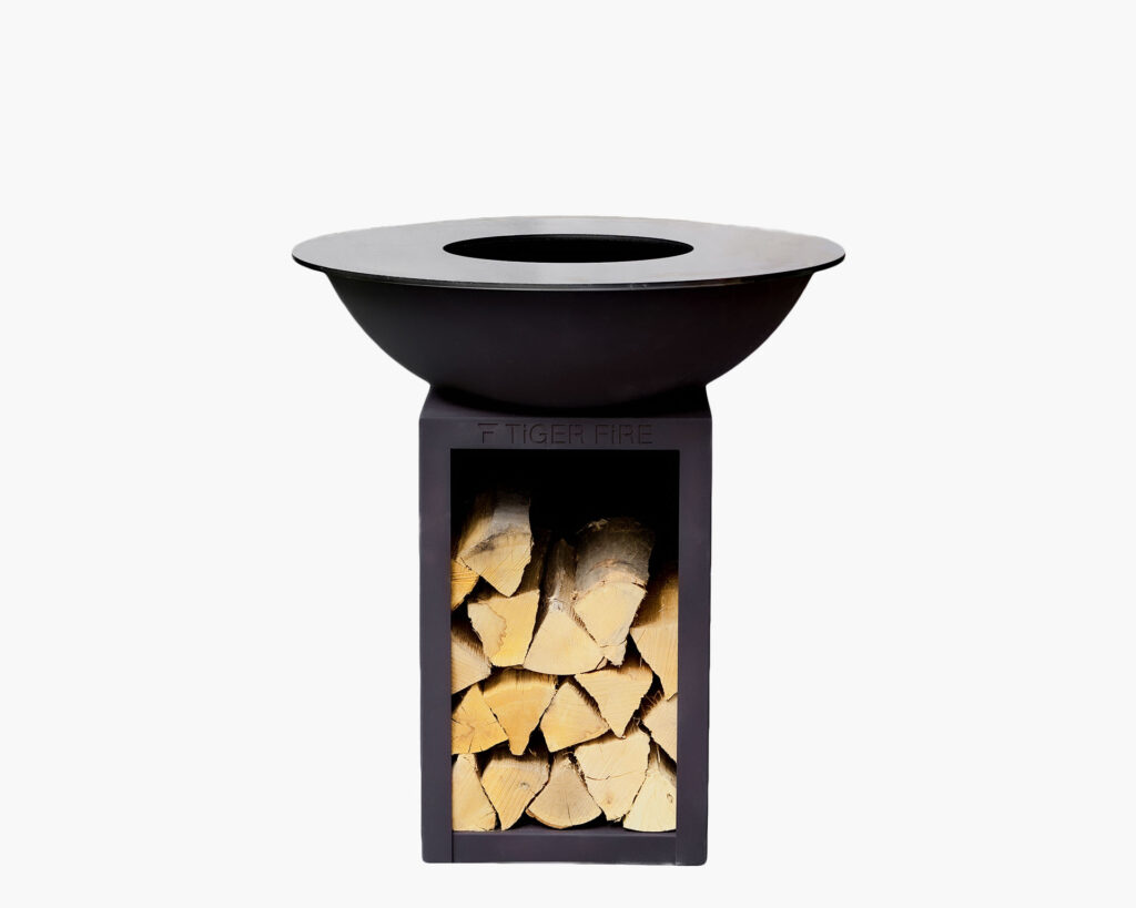 Plancha BBQ 88 cm storage Black Line Tiger Fire