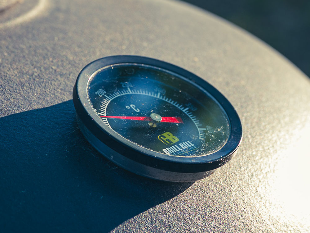 Extra grote thermometer grill bill kamado