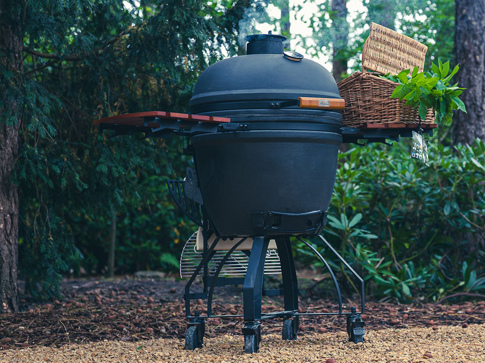 side tables grill bill pro 3 Large Kamado BBQ 21", Grill Bill Pro III