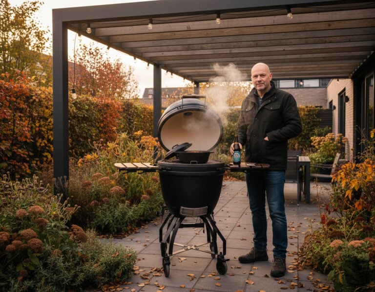 stoven op de kamado bbq - kooktechniek